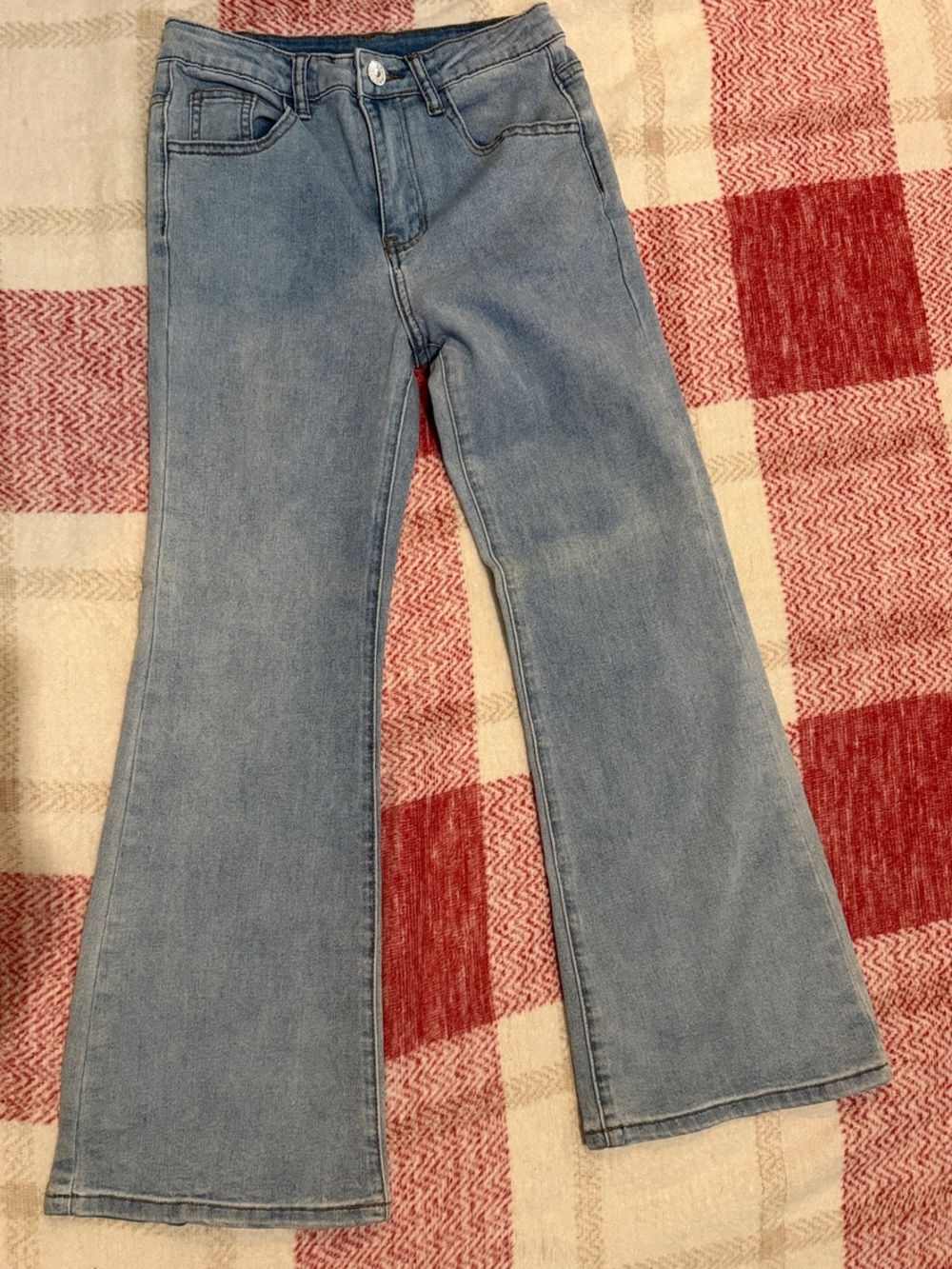 Light Blue Women's Flared Jeans